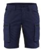 Afbeeldingen van BLÅKLÄDER Short service dames met stretch 7149 marineblauw/zwart C50