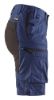 Afbeeldingen van BLÅKLÄDER Short service dames met stretch 7149 marineblauw/zwart C50