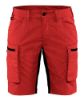 Afbeeldingen van BLÅKLÄDER Short service dames met stretch 7149 rood/zwart C34