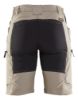 Afbeeldingen van BLÅKLÄDER Short service dames met stretch 7149 stone/zwart C30
