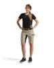 Afbeeldingen van BLÅKLÄDER Short service dames met stretch 7149 stone/zwart C30