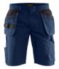 Afbeeldingen van BLÅKLÄDER Short service met spijkerzakken 1494 donker marineblauw/High Vis geel C54