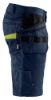 Afbeeldingen van BLÅKLÄDER Short service met spijkerzakken 1494 donker marineblauw/High Vis geel C54