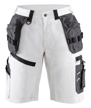 Afbeeldingen van BLÅKLÄDER Short X1500 1512 wit/donkergrijs C60