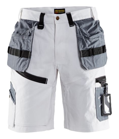 Afbeeldingen van BLÅKLÄDER Short X1500 1512 wit/grijs C54