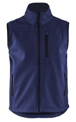 Afbeeldingen van BLÅKLÄDER Softshell bodywarmer 8170 marineblauw 3XL
