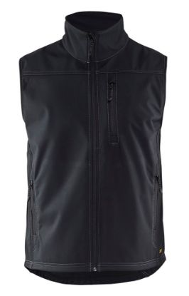 Afbeeldingen van BLÅKLÄDER Softshell bodywarmer 8170 zwart M