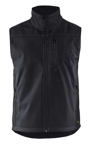 Afbeeldingen van BLÅKLÄDER Softshell bodywarmer 8170 zwart XS
