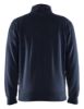 Afbeeldingen van BLÅKLÄDER Sweater bi-colour met halve rits 3353 donker marineblauw/High Vis geel S