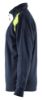 Afbeeldingen van BLÅKLÄDER Sweater bi-colour met halve rits 3353 donker marineblauw/High Vis geel S
