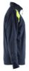Afbeeldingen van BLÅKLÄDER Sweater bi-colour met halve rits 3353 donker marineblauw/High Vis geel S