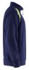 Afbeeldingen van BLÅKLÄDER Sweater bi-colour met halve rits 3353 marineblauw/High Vis geel XL