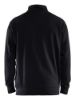 Afbeeldingen van BLÅKLÄDER Sweater bi-colour met halve rits 3353 zwart/High Vis geel XS
