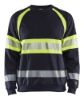 Afbeeldingen van BLÅKLÄDER Sweater Multinorm 3459 marineblauw/High Vis geel 2XL