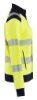 Afbeeldingen van BLÅKLÄDER Sweater Multinorm dames met rits 3471 High Vis geel/marineblauw M
