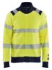Afbeeldingen van BLÅKLÄDER Sweater Multinorm met rits 3461 High Vis geel/marineblauw 6XL