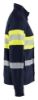 Afbeeldingen van BLÅKLÄDER Sweater Multinorm met rits 3462 marineblauw/High Vis geel XL