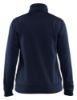 Afbeeldingen van BLÅKLÄDER Sweater service dames met rits 3394 donker marineblauw/High Vis geel 2XL