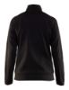 Afbeeldingen van BLÅKLÄDER Sweater service dames met rits 3394 zwart/High Vis geel M