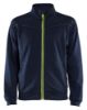 Afbeeldingen van BLÅKLÄDER Sweater service met rits 3362 donker marineblauw/High Vis geel 4XL