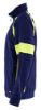 Afbeeldingen van BLÅKLÄDER Sweater Visible met rits 3567 marineblauw/High Vis geel M