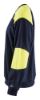 Afbeeldingen van BLÅKLÄDER Sweater vlamvertragend 3458 marineblauw/High Vis geel 2XL