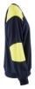 Afbeeldingen van BLÅKLÄDER Sweater vlamvertragend 3458 marineblauw/High Vis geel 2XL