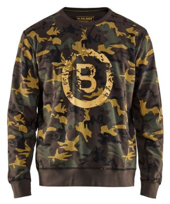 Afbeeldingen van BLÅKLÄDER Sweatshirt 9408 groen/zwart M