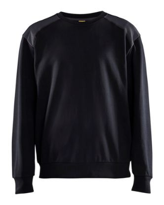 Afbeeldingen van BLÅKLÄDER Sweatshirt bi-colour 3580 zwart/medium grijs M