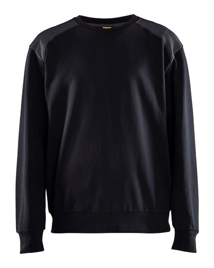 Afbeeldingen van BLÅKLÄDER Sweatshirt bi-colour 3580 zwart/medium grijs L