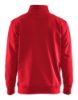 Afbeeldingen van BLÅKLÄDER Sweatshirt bi-colour met halve rits 3353 rood/zwart M