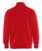 Afbeeldingen van BLÅKLÄDER Sweatshirt bi-colour met halve rits 3353 rood/zwart M