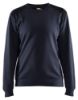 Afbeeldingen van BLÅKLÄDER Sweatshirt dames bi-colour 3408 donker marineblauw/zwart XS