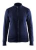 Afbeeldingen van BLÅKLÄDER Sweatshirt dames met rits 3372 marineblauw 2XS