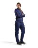 Afbeeldingen van BLÅKLÄDER Sweatshirt dames met rits 3372 marineblauw 2XS