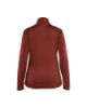 Afbeeldingen van BLÅKLÄDER Sweatshirt dames met rits 3549 gebrand rood/zwart 2XL
