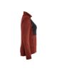 Afbeeldingen van BLÅKLÄDER Sweatshirt dames met rits 3549 gebrand rood/zwart 2XL