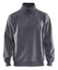 Afbeeldingen van BLÅKLÄDER Sweatshirt jersey met halve rits 3365 grijs 2XL