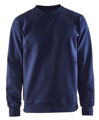 Afbeeldingen van BLÅKLÄDER Sweatshirt jersey ronde hals 3364 marineblauw M