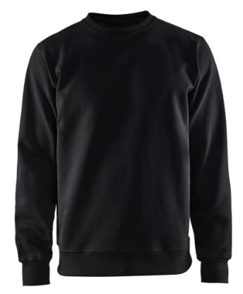 Afbeeldingen van BLÅKLÄDER Sweatshirt jersey ronde hals 3364 zwart 2XL