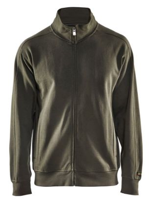 Afbeeldingen van BLÅKLÄDER Sweatshirt lange rits 3349 army groen 2XL