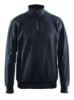 Afbeeldingen van BLÅKLÄDER Sweatshirt met halve rits 3369 donker marineblauw S