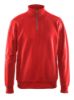 Afbeeldingen van BLÅKLÄDER Sweatshirt met halve rits 3369 rood L