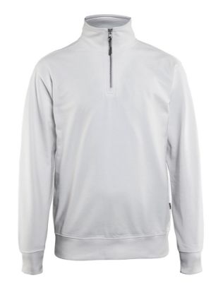 Afbeeldingen van BLÅKLÄDER Sweatshirt met halve rits 3369 wit L