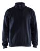 Afbeeldingen van BLÅKLÄDER Sweatshirt met halve rits 3587 donker marineblauw S