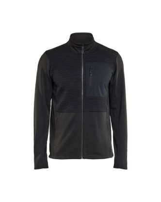 Afbeeldingen van BLÅKLÄDER Sweatshirt met hele rits 3548 zwart L