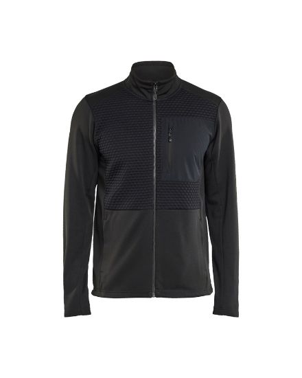 Afbeeldingen van BLÅKLÄDER Sweatshirt met hele rits 3548 zwart L