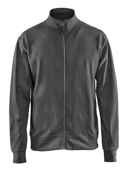 Afbeeldingen van BLÅKLÄDER Sweatshirt met rits 3371 donkergrijs S
