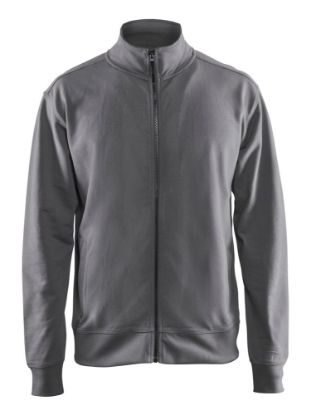 Afbeeldingen van BLÅKLÄDER Sweatshirt met rits 3371 grijs 3XL
