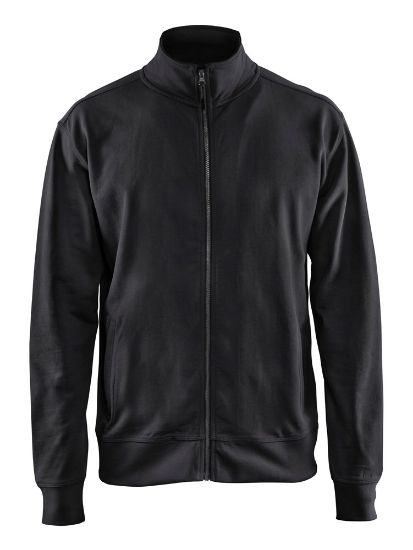 Afbeeldingen van BLÅKLÄDER Sweatshirt met rits 3371 zwart M